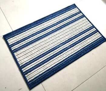 Out of stock! about 43*70.. defects: gray insoles in the foyer, room, kitchen, bathroom, water-absorbent, non-slip nylon