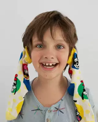 Fun childhood HS20 limited cooperative version colorful middle tube children's socks cotton socks boys and girls socks multicolor