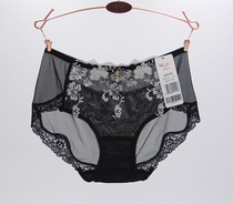 Manneffin 20640290 mid waist flat corner mesh yarn lace lace-free special cabinet breathable special cabinet