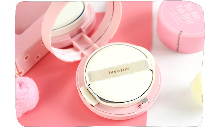 Xia Teng Hàn Quốc Innisfree Yue Shi phong cách 10th anniversary phiên bản giới hạn bạc hà bột lỏng mật ong kiểm soát bột dầu phấn phủ maycreate