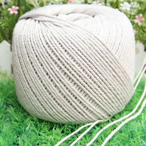 Zongzi rope white pure cotton hemp rope wrapping edge cotton rope tag rope embedded thread 1000g roll