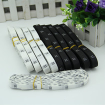 White black clothes size label clothing cloth label water wash label size spot specials