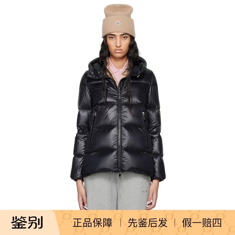 Moncler/Moncler Women's Nylon Black down Jacket 260908Ss0924 Moncler/Moncler Women's Nylon Black down Jacket 260908Ss0924