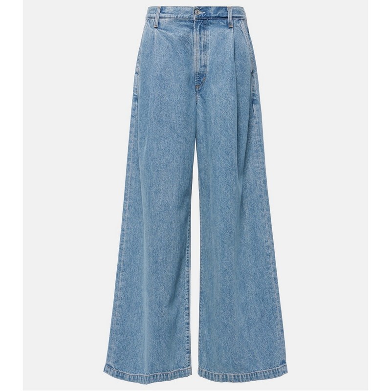 Agolde/Women's Mid-Rise Wide-Leg Jeans 260512My2831