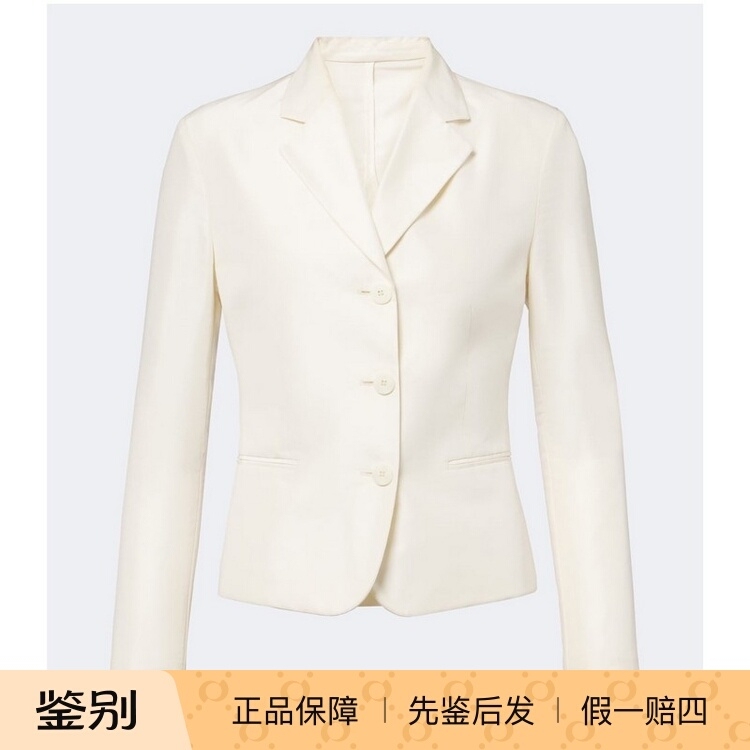 Gucci/Gucci Women's Silk Single-Breasted Satin Suit-Style Jacket 260908My2809 Gucci/Gucci Women's Silk Single-Breasted Satin Suit-Style Jacket 260908My2809