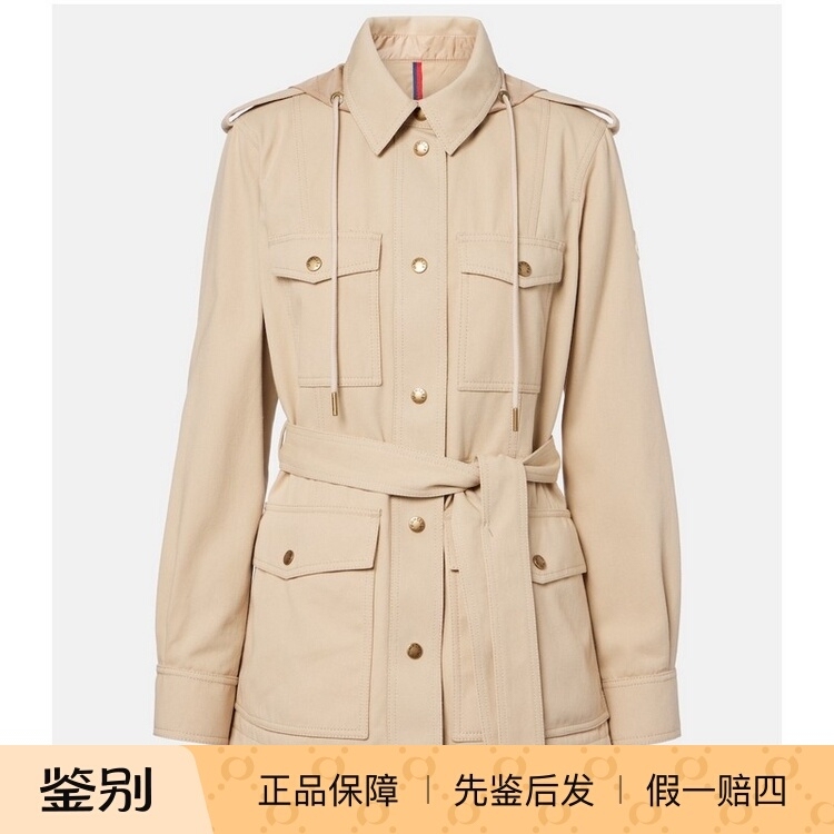 Moncler/Moncler Women's Cotton Drawstring Field Jacket 260908My2230 Moncler/Moncler Women's Cotton Drawstring Field Jacket 260908My2230
