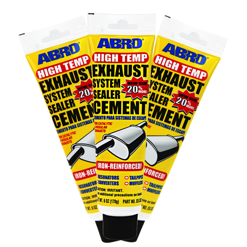 American ABRO love car treasure high temperature 1100 degrees exhaust pipe interface pad glue three-way catalytic repair glue