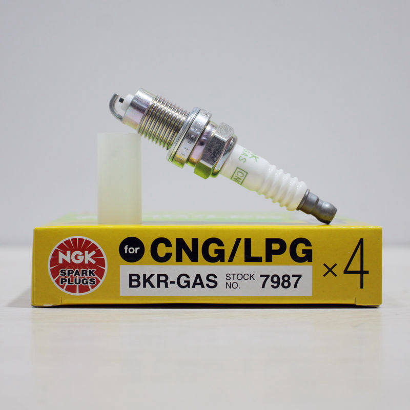 NGK7987 oil and gas dual-use spark plug BKR-GAS gas liquefied gas CNG LPG special spark plug
