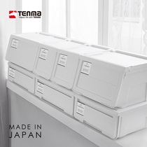 Japan Tianma Co. Ltd. hippotop storage box front open flap easy to open drawer storage box storage box