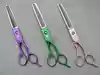 Medon pet grooming scissors 7 5 tooth scissors Dog hair repair special flat tooth incognito tooth scissors MAT-75