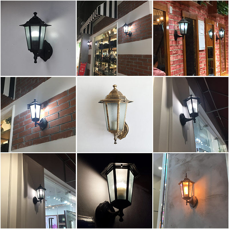 European style wall light outdoor light villa balcony light garden light waterproof light retro wall light led garden wall light