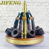 Monsoon pure copper pineapple grid wood JIFENG rotating 360 degree pipe frame solid wood special accessories