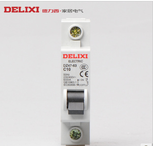 Delixi small circuit breaker miniature air switch open DZ47 1P 25A unipolar household security device