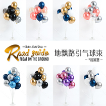 1 3 meters of ground floating inflatable balloon decorative bracket plus high long swing opening shop shopping mall room annual meeting decoration celebration