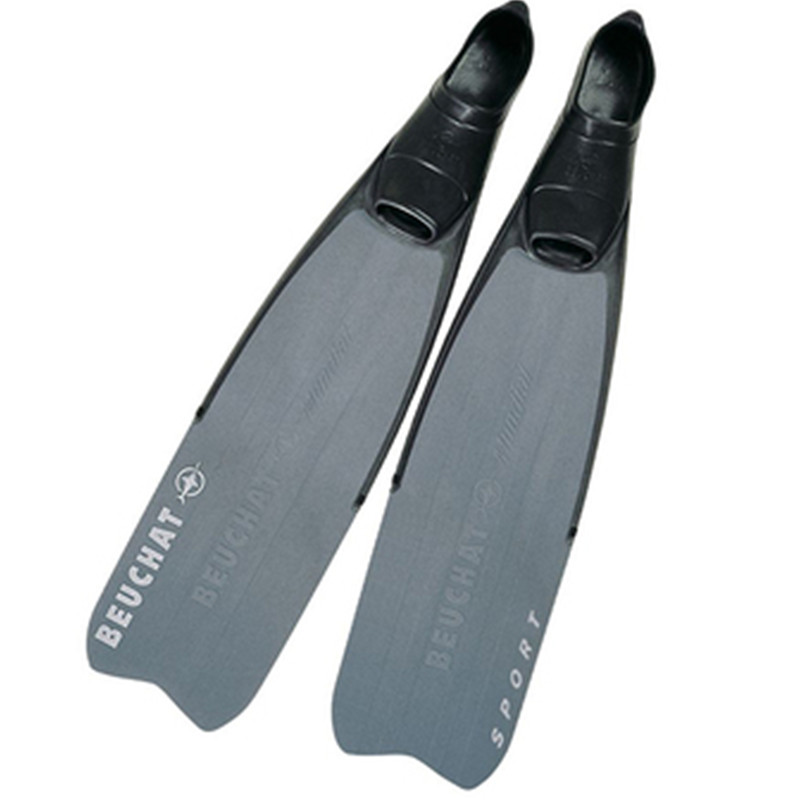 Beuchat MUNDIAL SPORT EARLY INTERMEDIATE FREE SUBFISHING HUNTING LONG FOOTED WEBBED FROG SHOES REMOVABLE BLADE