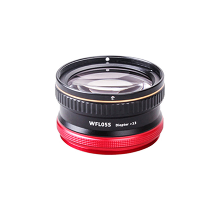 Weefine WFL05S 13 underwater dive photography micro lens near the lens to the lens double lens