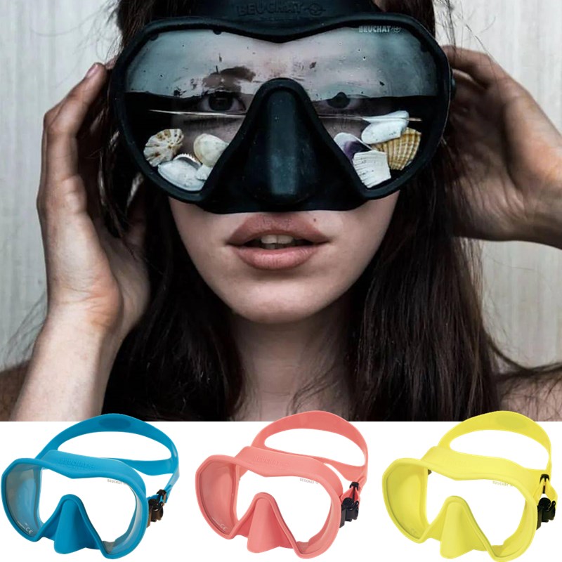 French Beuchat MAXLUX S Dive Surface Mirror Male MASK Diver Sports for Male Female MASK Diver