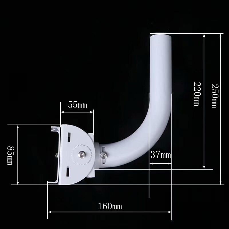 AP wireless bridge bracket directional antenna bridge L-type wall mount bracket adjustable angle elevation angle hoop wall mount