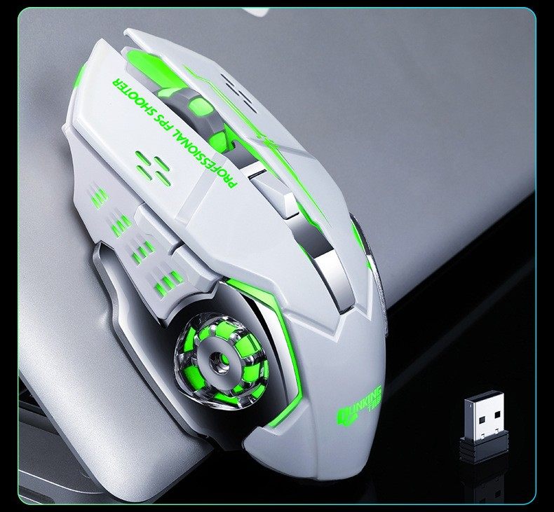 Manufacturer spot direct selling wireless charging mute sliding mouse game office matching keyboard sliding mouse to customize a generation of hair