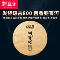 Xinyi 2020 Spring Tea Ancient 800 Yi Wu Tongqinghe Pure Material Puer Raw Tea 357G Bacteria Xiangsheng Puer Tea Cake