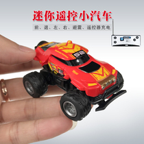 Innovative ultra-small mini remote control off-road vehicle miniature climbing bigfoot charging remote control car toy for boys