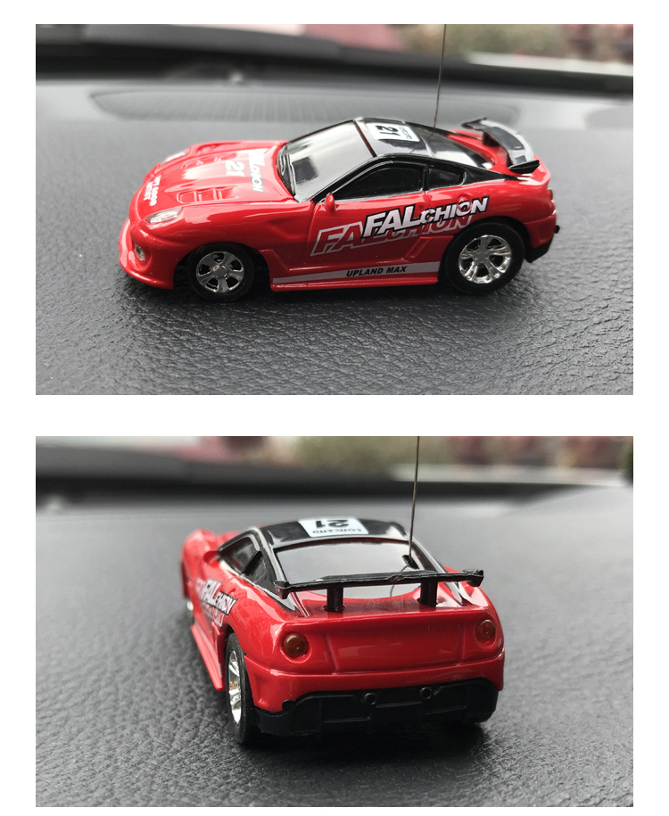 Siêu nhỏ sạc xe điều khiển từ xa lon xe thể thao Coke tốc độ cao drift đua xe đồ chơi trẻ em xe hơi đồ chơi
