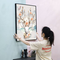 Diamond painting 2020 full diamond 5d new living room cross stitch triple painting with frame elk self embroidered 2021