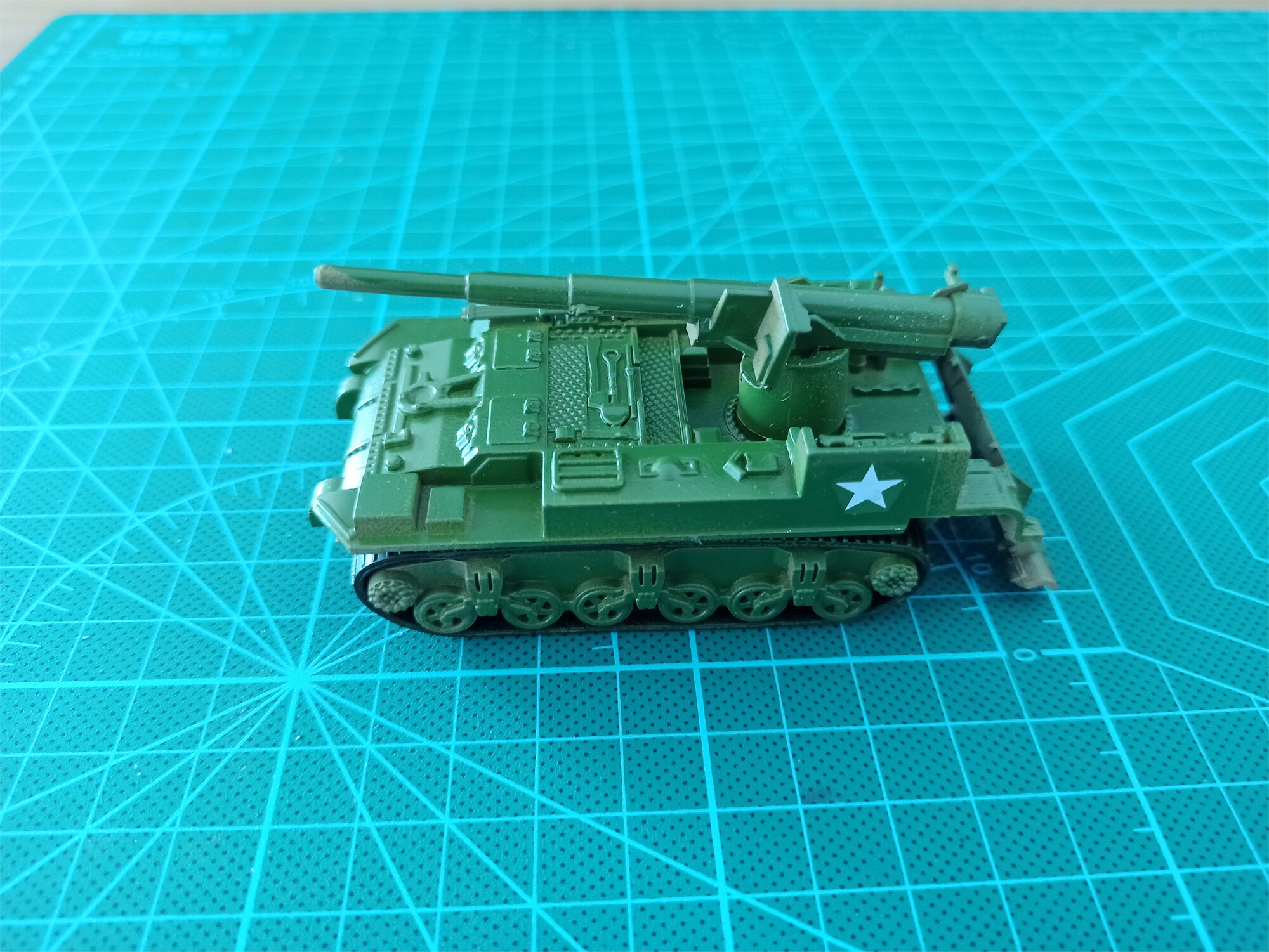 Finished tank model US M12 self-propelled artillery multiple colors full 50