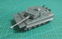 Finished tank model World War II German tiger tank gray brown full 50