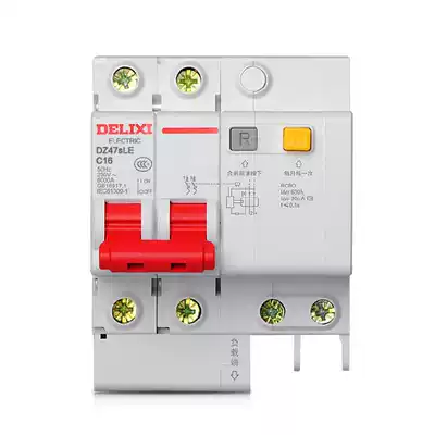 Delixi with leakage protection 32a household air switch circuit breaker 2P air conditioning open 63a dz47le2 2
