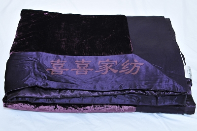 70% off một bất ngờ! ! ! JOHN LEWIS rượu vang đỏ thật lụa Georgette giường nhung bìa -270x275cm - CBS008 - Trải giường thảm lông trải giường ngủ