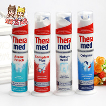 Spot Germany Theramed Henkel Schwarzkopf Stand-up Toothpaste Fresh Breath Exfoliating Yellow Black 100g