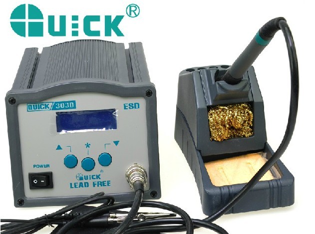 Spot original fit QUICK303D Intelligent lead-free soldering desk Quick 303D High power welding table 120W