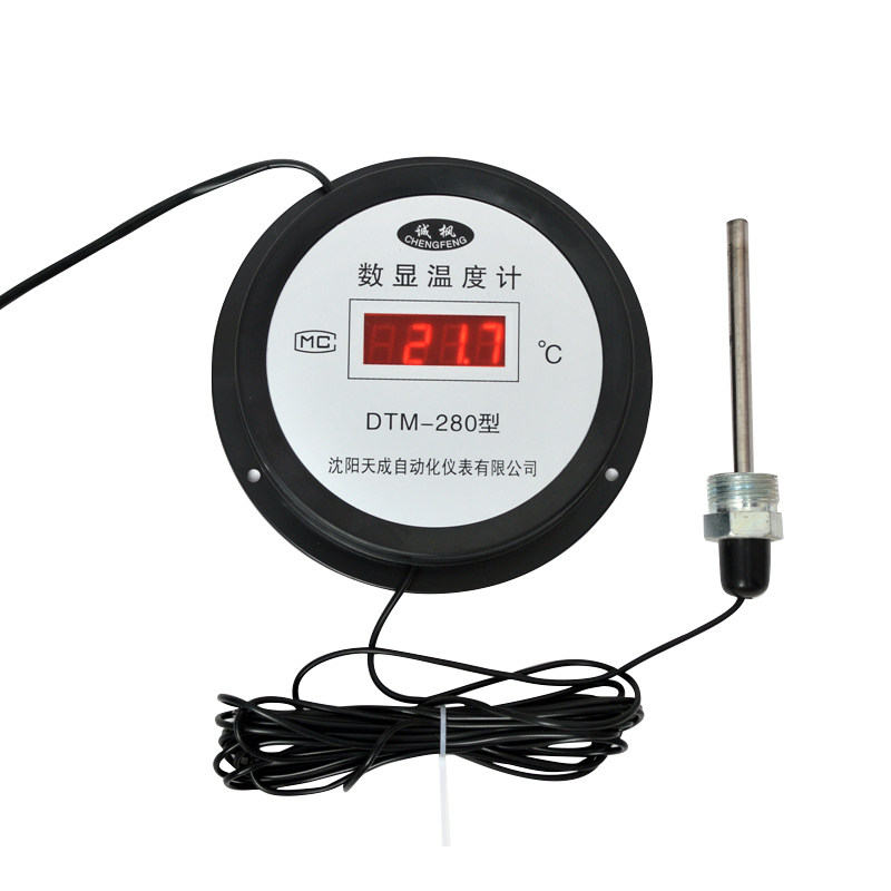 Electronic digital thermometer with monitor High precision boiler Industrial aquaculture fish tank high temperature digital water temperature thermometer
