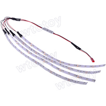 Huajie model four-axis six-axis aircraft night light fixed wing aircraft special LED light with controller 4 colors