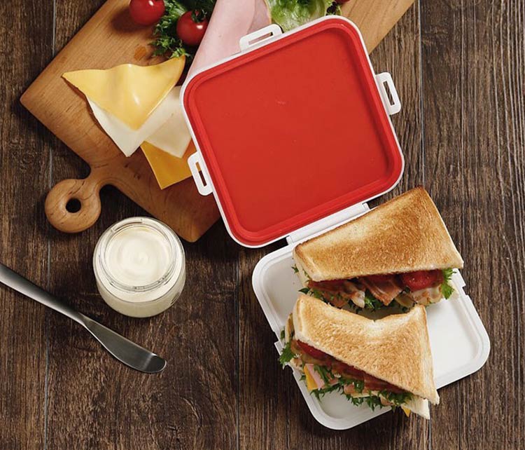 Japanese marna bento box portable sandwich special box creative lunch box