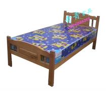 Solid wood bed double bed 1 51 8 m bed pine wood childrens bed 1 m single bed 1 2 M simple wooden bed