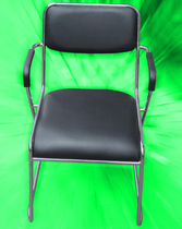 Computer chair office chair home meeting clerk artificial leather armless stool backrest bow net Chair Metal