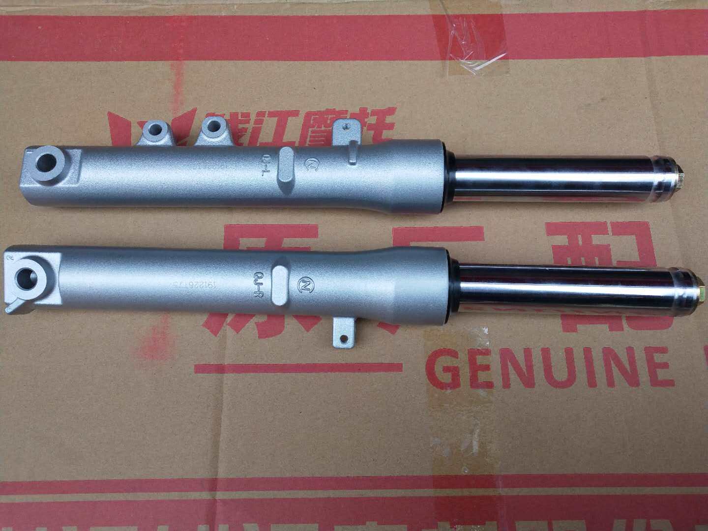 Suitable for Qianjiang joy QJ110T-8A-8B-8H pedal left and right front damping fork shock absorbing front shock absorber assembly