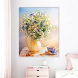 Маленький Daisy Cross Stitch 2025 Новый вышиваемая вышивка.