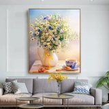 Маленький Daisy Cross Stitch 2025 Новый вышиваемая вышивка.