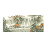 Великолепные горы и речная вышивка 2024 Новые модели, подходящие для гостиной для вышивки современного стиля, простая китайская полная вышива