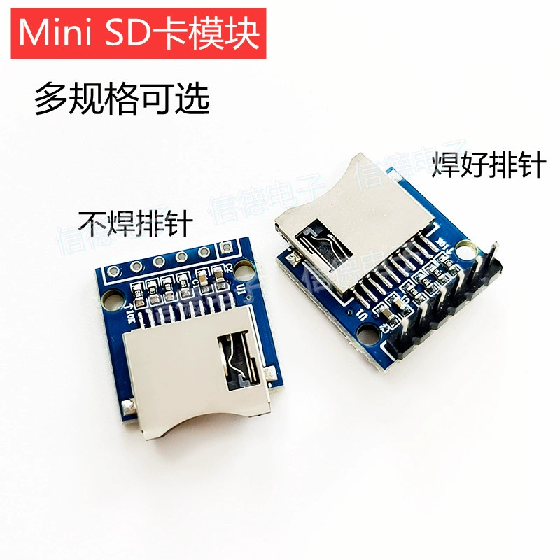 3.3V Mini Micro SD thẻ mô-đun Mini TF đầu đọc/ghi thẻ MicroSD bảng mạch bộ chuyển đổi