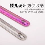 Титановый тито чистый титановый вил -ложка открытой бедные сладкие стихи титановый кожа ложка ложка полная чистая вилка титана 