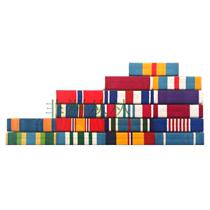  Military fans US Air Force General uniform School Officer uniform Dress Chest color badge Medal rank qualification badge rack