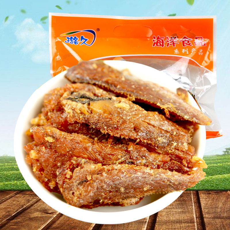 Lujiu small yellow croaker 500g crispy Zhoushan snacks specialty fish dried seafood ready-to-eat office snacks