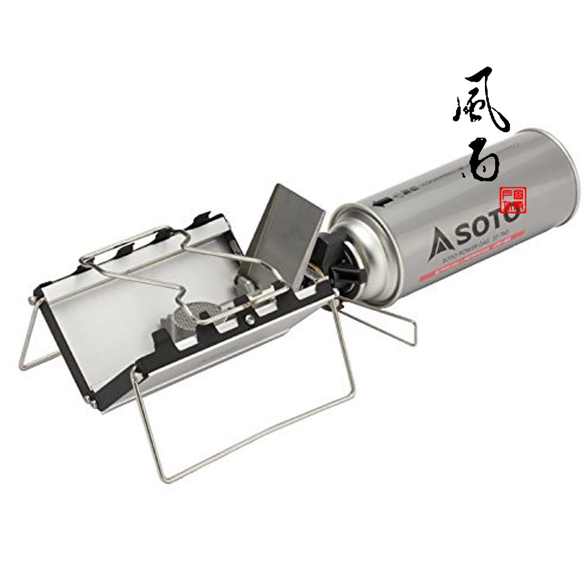 Japanese origin SOTO ST - 320 New ultra - thin construction notebook - type folding gas furnace head single - soldier