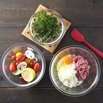 Japanese origin Hario ultra-thick heat-resistant glass bowl Egg bowl Baking bowl Mixing bowl MXP-3704
