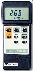 Guaranteed original installation Taiwan Luchang LUTRON TM-906A Dual Channel Thermometer Temperature Gauge