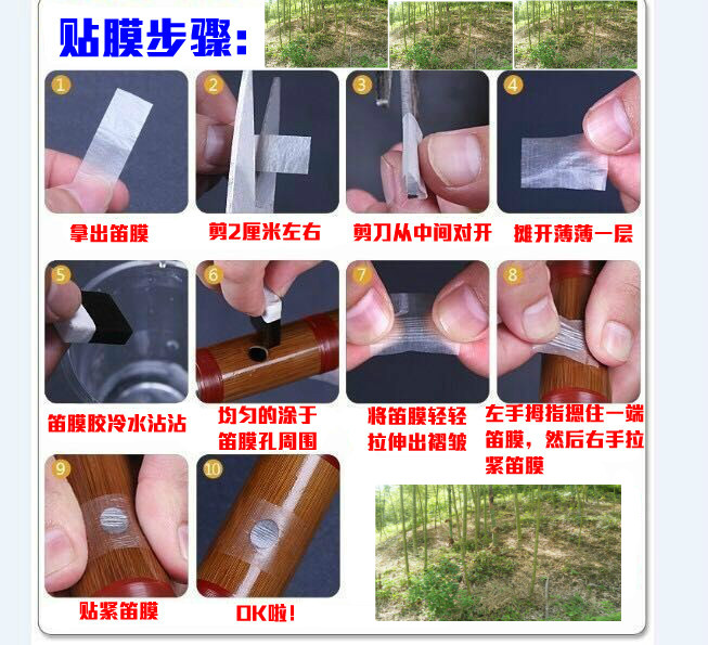 Nhạc cụ sáo trúc đắng tre quanh sáo ma cổ sáo đen Wei Wuqi Chen Qing sáo chuyên nghiệp - Nhạc cụ dân tộc tấu sáo